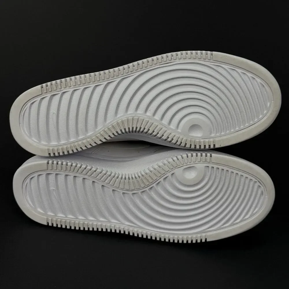 Nike Court Vision Alta Womens Platform Shoes Triple White DM0113-100 Size 9,5